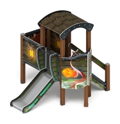 Катерок (Летучий Голландец) - ДИК 1.03.3.01-11 - Игровой комплекс H=750, фото 1