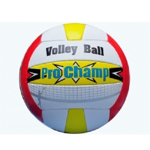 Мяч волейбольный пляжный ProChamp р. 5 синт.кожа, разноцветный Мяч волейбольный пляжный ProChamp р. 5 синт.кожа, разноцветный