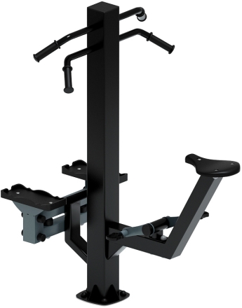 Степ+Вело (серый) - Уличный тренажер - СТ 018-13.И1, фото 4