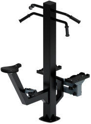 Степ+Вело (серый) - Уличный тренажер - СТ 018-13.И1, фото 3 Степ+Вело (серый) - Уличный тренажер - СТ 018-13.И1, фото 3