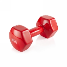 Гантель неразборная 10 кг винил Гантель неразборная 10 кг винил