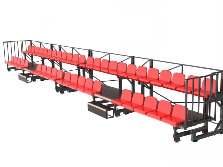 Трибуна телескопическая ОЛИМП СИТИ 2-х рядная на 44 места, фото 2