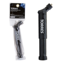 Насос "TORRES" двойного действия, арт.SS1016, 15 см, пластик, с бок.горлов., игла (7 мм), черный Насос "TORRES" двойного действия, арт.SS1016, 15 см, пластик, с бок.горлов., игла (7 мм), черный