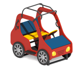 Игровой комплекс Машина ИО-07.1 для детской площадки Игровой комплекс Машина ИО-07.1 для детской площадки