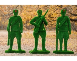 Топиари Композиция солдаты - газон Deluxe + Eco, фото 1