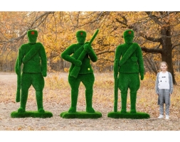 Топиари Композиция солдаты - газон Deluxe + Eco, фото 2