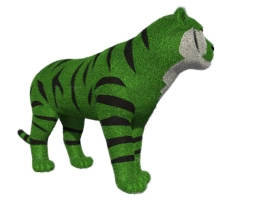 Топиари Тигр мама, h=100см - газон Eco, фото 3