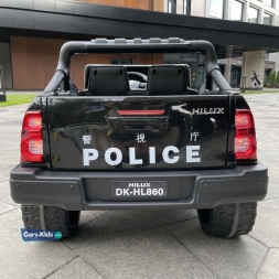 Электромобиль Toyota Hilux Police DK-HL860P белый, фото 5