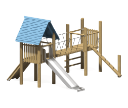 Игровой комплекс Эко ИК-235 для детской площадки, фото 1 Игровой комплекс Эко ИК-235 для детской площадки, фото 1