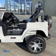 Электромобиль Jeep Rubicon 4WD белый