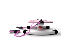 Фитнес платформа DFC "Twister Bow" с эспандерами Розовый