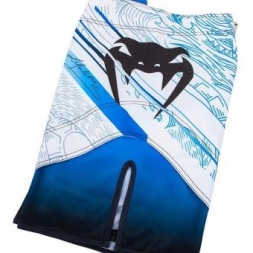 Шорты ММА Venum Lyoto Machida &quot;Tatsu King&quot; Fightshorts Ice/Blue, фото 2