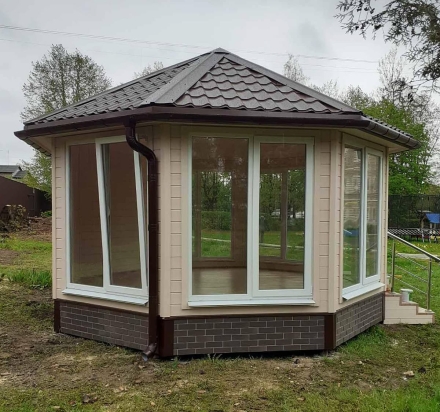 Закрытая беседка ПАНОРАМА, фото 3