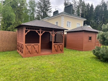 Прямоугольная беседка Малая Калифорния, фото 11