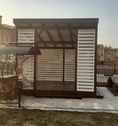 Прямоугольная беседка ЛИНИЯ, фото 4