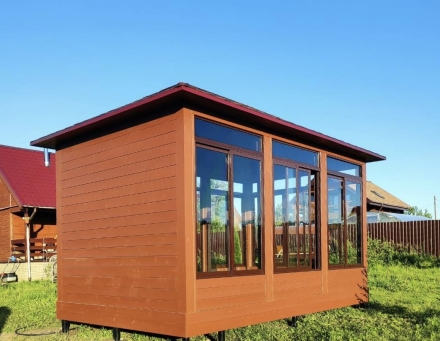 Мангальная беседка с печкой ЗАБАВА, фото 7