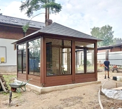 Мангальная беседка с печкой ЗАБАВА, фото 6