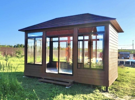 Мангальная беседка с печкой ЗАБАВА, фото 4