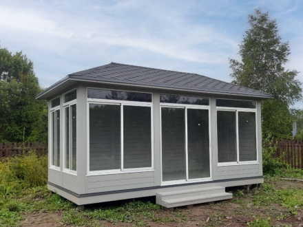 Мангальная беседка с печкой ЗАБАВА, фото 12