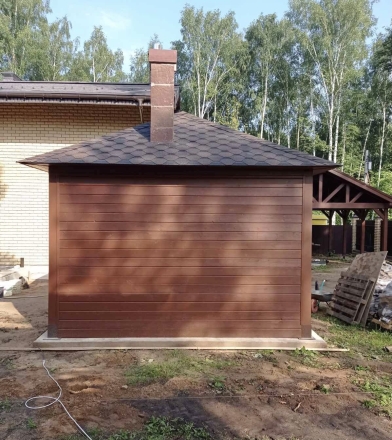 Мангальная беседка с печкой ЗАБАВА, фото 2
