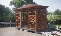 Угловая беседка ЖУРАВЛЬ Угловая беседка ЖУРАВЛЬ