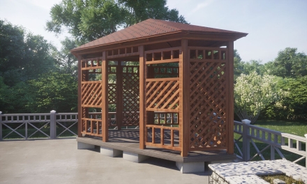 Угловая беседка ЖУРАВЛЬ, фото 3