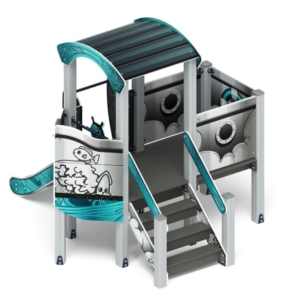 Катерок (Лагуна) - ДИК 1.03.3.01-12 - Игровой комплекс H=750, фото 2