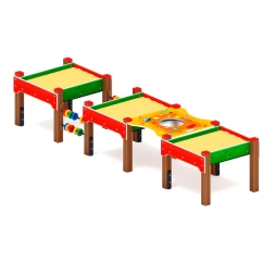 Песочница Забота тройная - ДОВ 50.01.05-01, фото 4