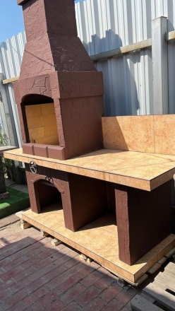Печь № 9 — Печь барбекю с рабочим столом (или мойкой), фото 5