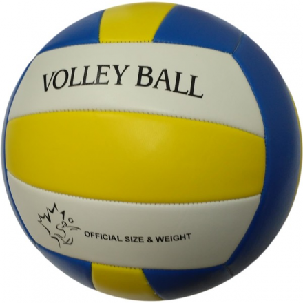 Мяч волейбольный ПУ, машинная сшивка, фото 1