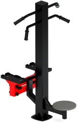 Степ+Твистер (красный) - Уличный тренажер - СТ 019-11, фото 3 Степ+Твистер (красный) - Уличный тренажер - СТ 019-11, фото 3