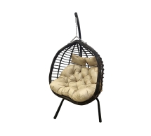Кресло подвесное двойное Ортис (бежевые подушки) Кресло подвесное двойное Ортис (бежевые подушки)