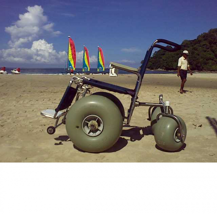 Кресло-коляска повышенной проходимости с колесами низкого давления, фото 3