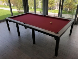БИЛЬЯРДНЫЙ СТОЛ "ШЕРЕМЕТЕВ" ХАЙ-ТЕК STYLE-9 ФУТОВ (пул), фото 1