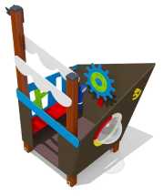 Игровой домик ВСТ 2102 для детской площадки Игровой домик ВСТ 2102 для детской площадки