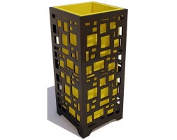 Урна уличная «Окна», фото 1 Урна уличная «Окна», фото 1