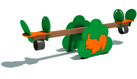 Качели балансир Белочка для детской площадки, фото 3