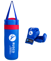 Набор для бокса детский, к/з, текстиль, 6 oz