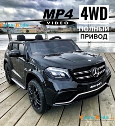 Электромобиль Mercedes-Benz GLS 63 AMG 4WD MP4 черный, фото 1