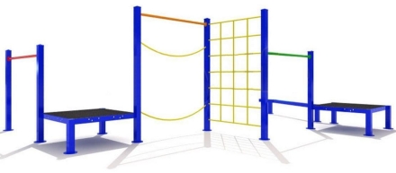 Уличный спортивный комплекс Актив спорт 6 для детской площадки, фото 1