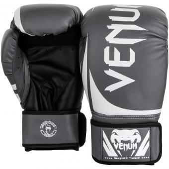 Перчатки боксерские Venum Challenger 2.0 Grey/White/Black, фото 2