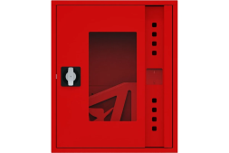 Пожарный шкаф НПО ПУЛЬС ШП-К-Пульс-310 НОК/ВОК(У) ручка-замок, пр/лев, для одного рукава, нав/встр, открытый, красный,540x650x230 мм 5501010100146