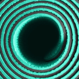 Коврик для йоги HUGGER MUGGER Earth Elements Mat 0,5 см бирюзовый, фото 2