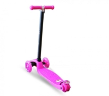 Самокат четырехколесный MAXI LED MF-MAXI-LED розовый