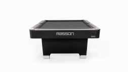 Бильярдный стол "Rasson Hero" 8 ф (чёрный, сланец 25 мм) в комплекте с плитой, аксессуары + сукно, фото 2