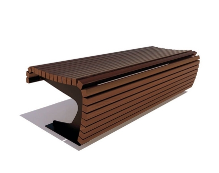 Банкетка Сквер, Сосна 1,8 м, фото 5