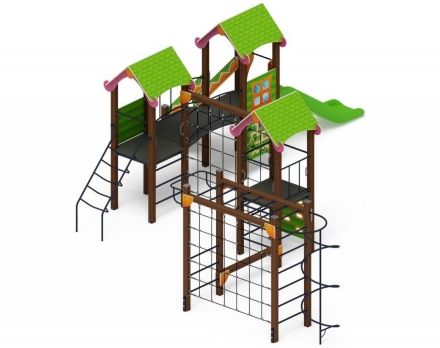 Детская игровая площадка Лукоморье ДИК 2.25.07-01 H=1200, фото 4