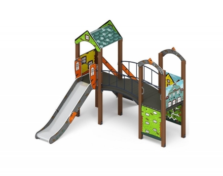 Детская игровая площадка Рада Город ДИК 2.01.2.05-01 H=1200, фото 1