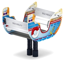 Пароходик - Качалка на пружине двухместная - ИО 23.17.01-И1