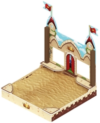 Песочница средняя с ограждением Королевство - ИО 5.15.01-01, фото 3